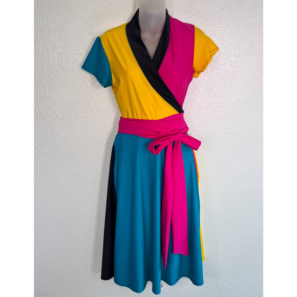 Elhoffer Design Dresses & Skirts - Elhoffer Dress Womens Medium Broken Doll Sally Wrap Cosplay Costume Comic Con